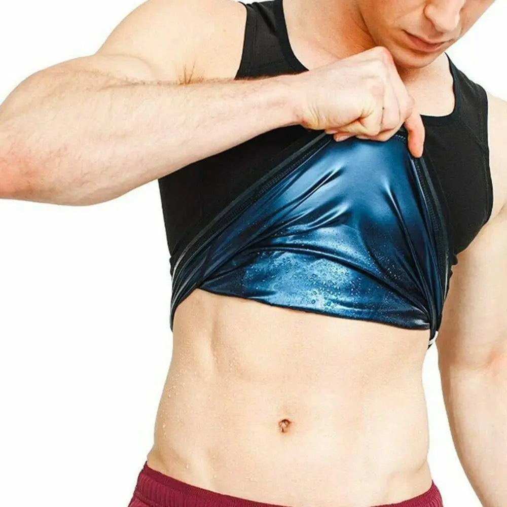 Men Neoprene Sweat Sauna Vest Waist Trainer Slimming Body Shapers Vest Shapewear Corset Gym Underwear Women Fat Burn Tank Top