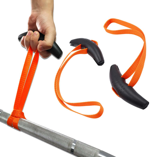 Gym Pull Up Handles Rubber Grip Heavy Duty Cable Machine Handles Weight-lifting Gym Equipment