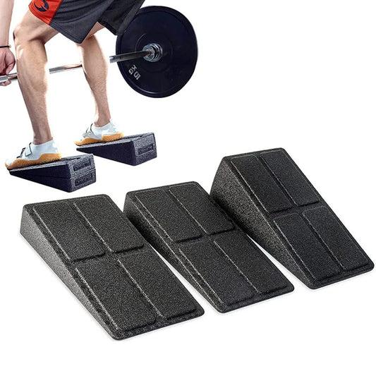 3pcs/Set Yoga Bricks Squat Wedge Blocks Slant Board Adjustable Non-Slip Foot Stretcher for Exercise Gym Fitness Yoga Accessories